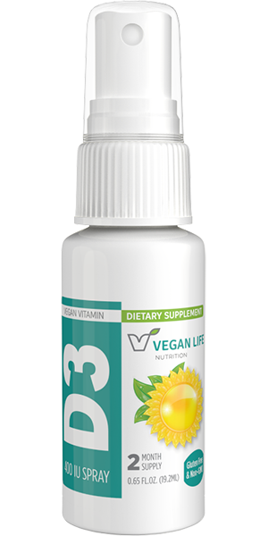 Vitamin D3 400 IU Spray Bottle
