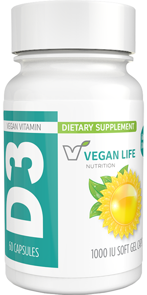 VItamin D3 1000 IU Soft Gels Bottle